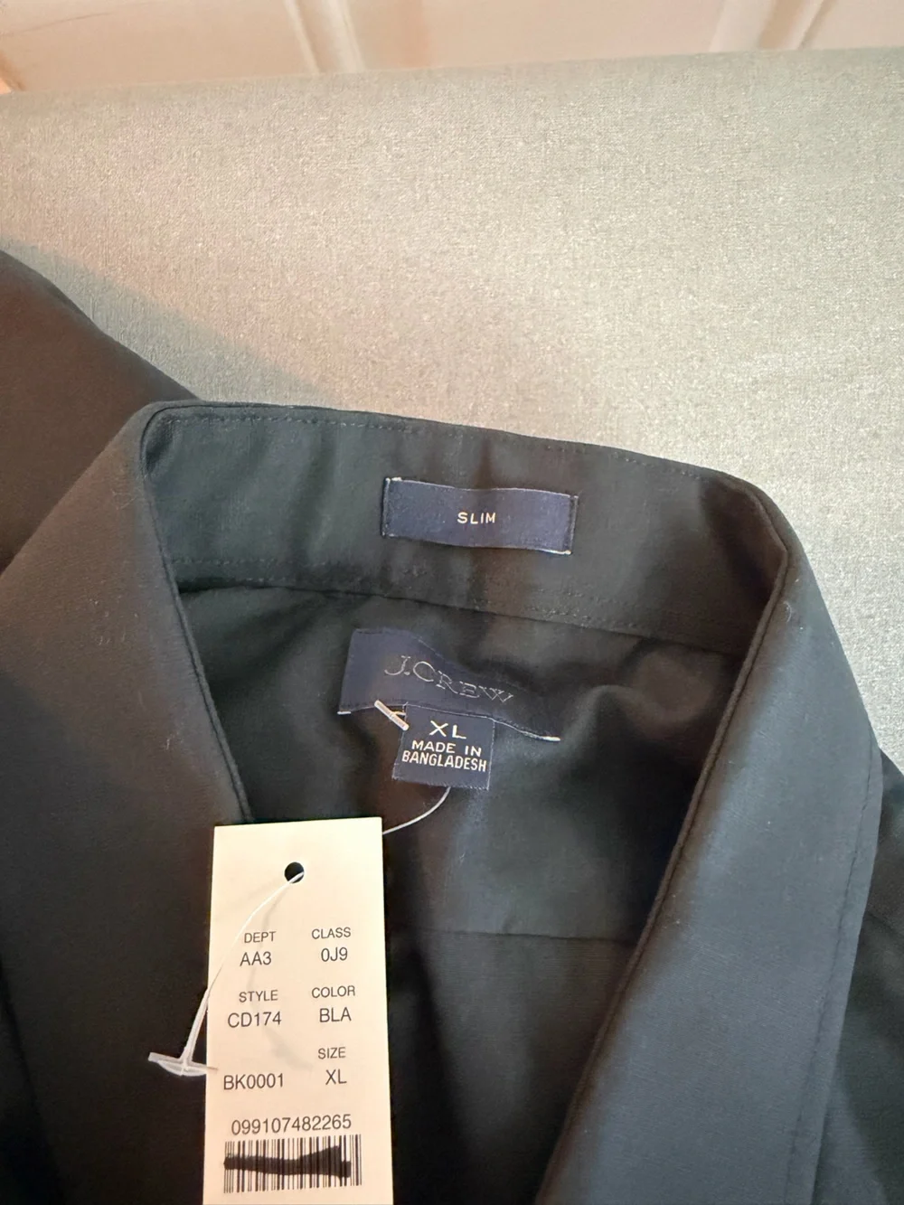 J.Crew Bowery wrinkle-free dress shirt with point collar New with imperfection